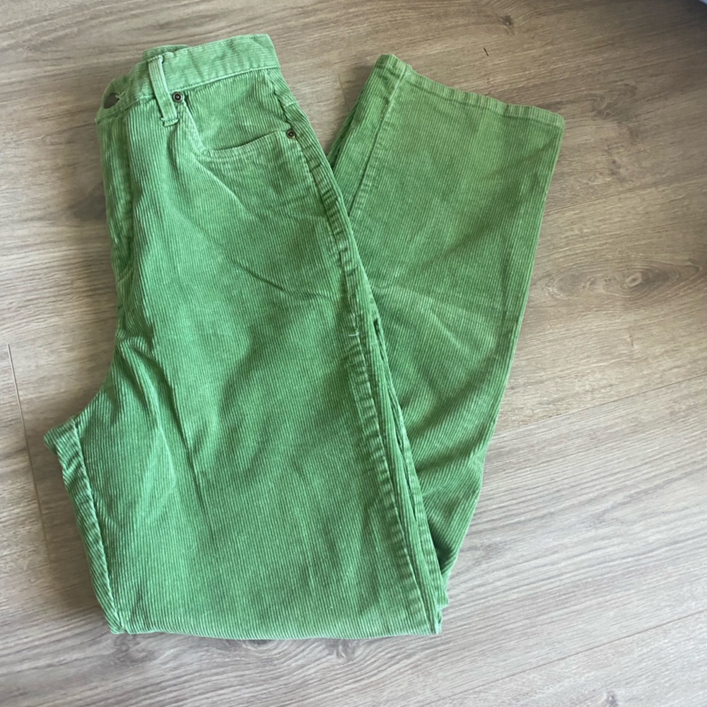 Chadwicks Vibrant Green Corduroy Trousers